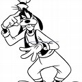 Disney Characters Coloring Pages Goofy