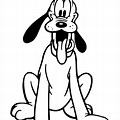 Disney Characters Coloring Pages Pluto