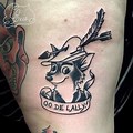 Disney Robin Hood Hat Tattoo