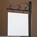 Display Stand Sign Blank