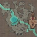 Dnd Cave Dungeon Map