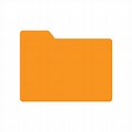 Documents Folder Icon Orange Color