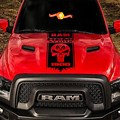 Dodge Ram Truck Hood Decals