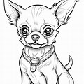 Dog Coloring Pages Chihuahua Bulgy Eyes