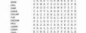 Dog Word Search Puzzle Pages