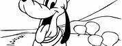 Donald Duck Pluto Coloring Pages