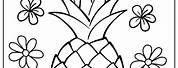 Dot Art Coloring Pineapple