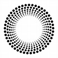 Dot Circle Frame Vector