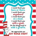 Dr. Seuss Teacher Appreciation Quotes