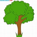 Drawing of a Nice Tree Cartoon