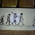 Evolution of Man Street Art