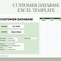 Excel Customer Purchase Database Template