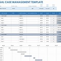 Excel Database Legal Case Management Template