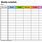 Excel Spreadsheet Weekly Schedule Template