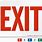 Exit Sign Printable