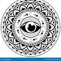 Eye Mandala Coloring Pages