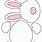 Easter Bunny Cut Out Template