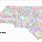 Eastern NC Zip Code Map