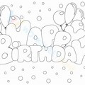 Easy Bubble Letters Cursive Happy Birthday