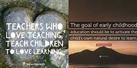 Early Childhood Teaching Quotes