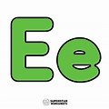 Ee Alphabet Card