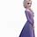 Elsa Purple Dress and Shoes