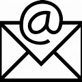 Email Clip Art Black and White