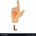 Emojis for Letter L in Sign Language