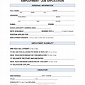 Employment Application Long-Form