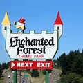 Enchanted Forest Theme Park Sign