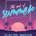 End of Summer Party Flyer Template