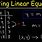 Equation for Linear Function