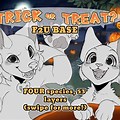 F2u Furry Icon Base Halloween