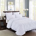 Full Size White Comforter Set