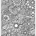 Full Page Zentangle Coloring Pages