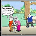 Funny Old People Cartoons