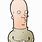 Funny Bald Man Cartoon