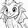 Funny Dragon Coloring Pages