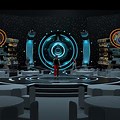 Futuristic Theme Stage Design