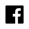 Facebook Icon Black and White