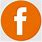 Facebook Icon Orange