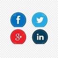 Facebook Twitter Google Vector Icons