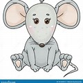 Fairy Mouse Gray Cartoon