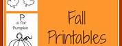 Fall Activities for Kids Printables