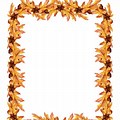 Fall Leaves Border Clip Art High Quality