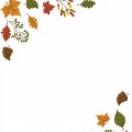 Fall Leaves Border Clip Art Transparent Background