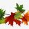 Fall Leaves Garland Clip Art