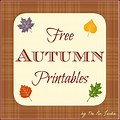 Fall Printables Free 4 Inch Square