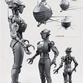 Fallout 4 Robot Concept Art