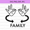 Family ASL Silhouette